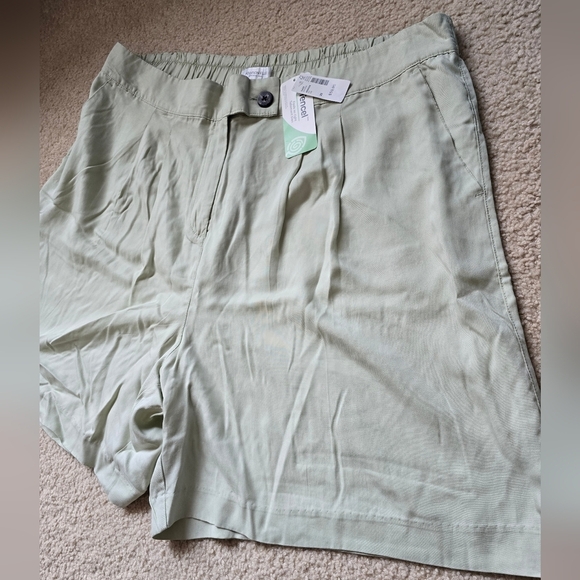 Addition Elle Pants - NWT Addition Elle 100% Tencel Lyocell Mint Shorts Size Plus 22 3X